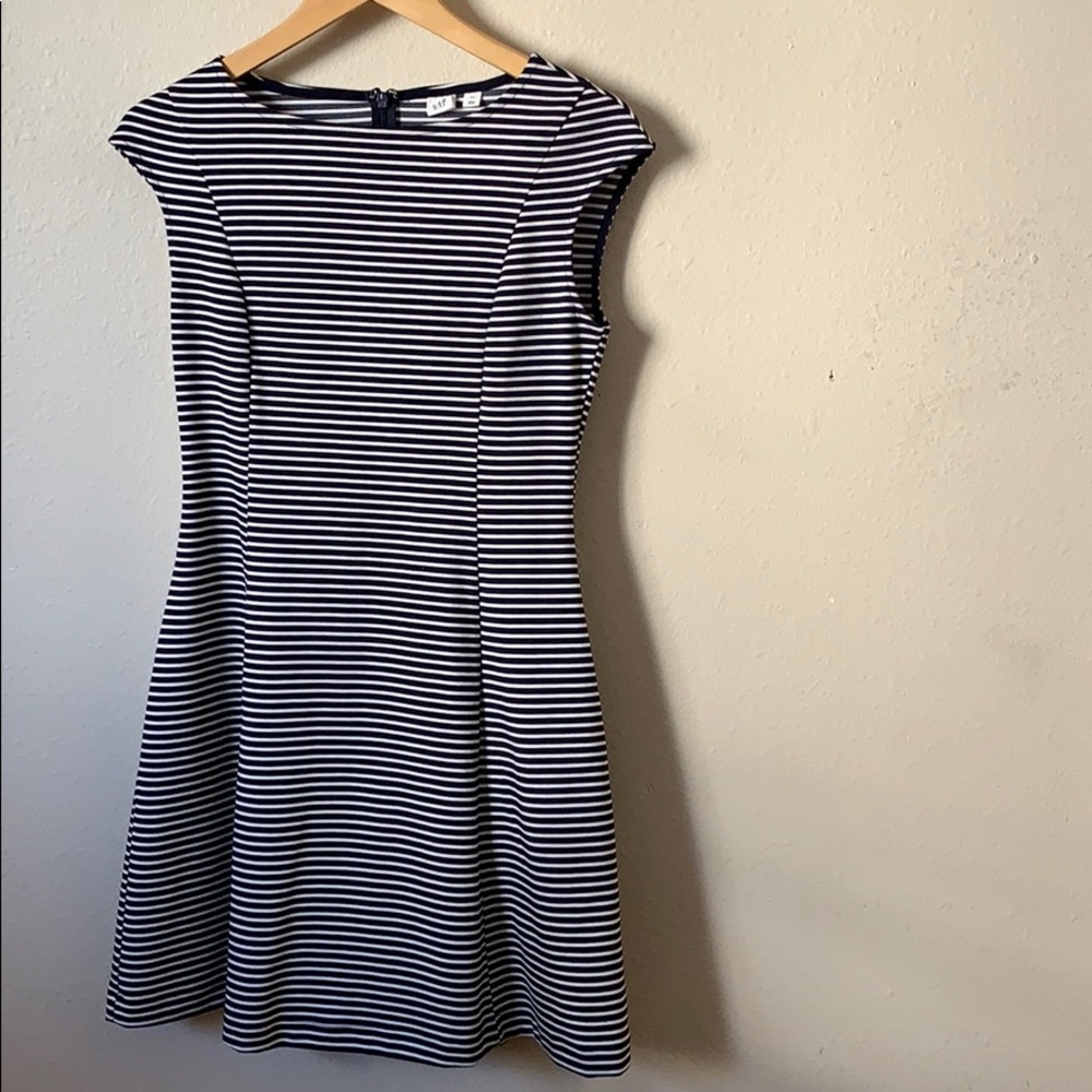 Navy stripped dress